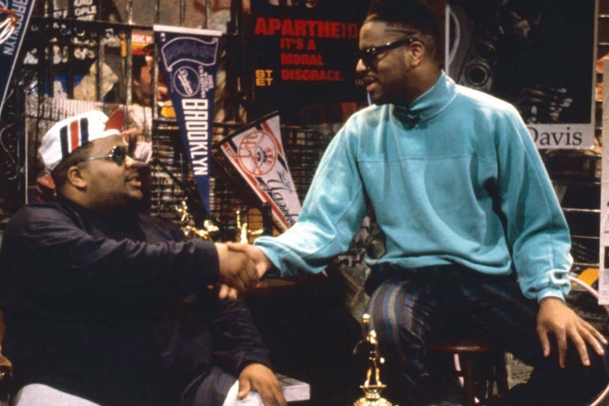 YO! MTV RAPS, (from left): Dr. Dre, Ed Lover, 1988-2004. ©MTV / Courtesy: Everett Collection