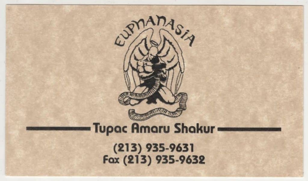 Tupac Euphanasia Business Card 1024X601