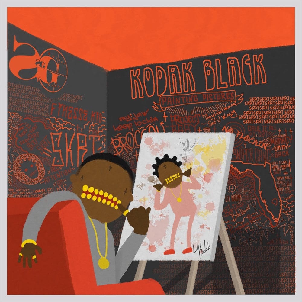 Ranking Kodak Black First Week Album Sales Painting