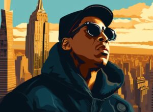 Jay Z 90s Illustration 1200x800