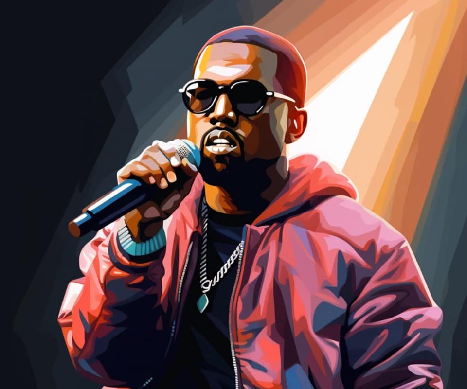 Kanye West Live Illustration 2