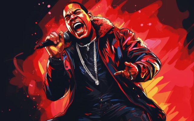 Busta Rhymes Live Illustration