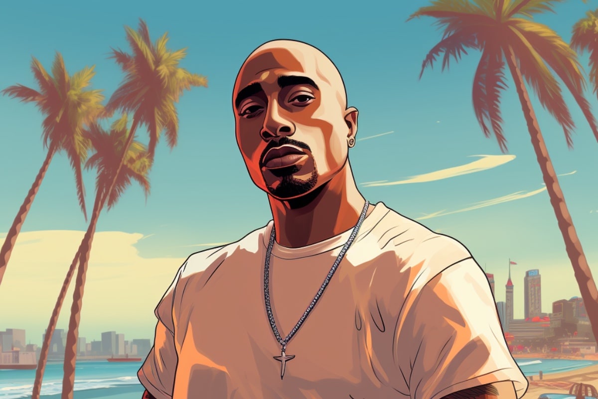 2pac Illustration