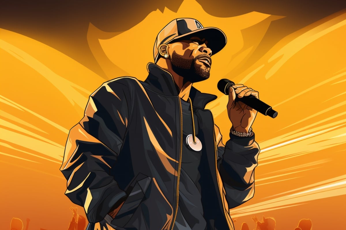 Method Man Live Illustration