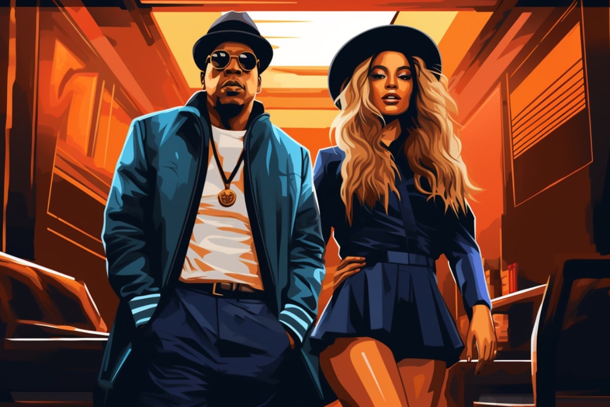 Jay Z Beyonce Illustration