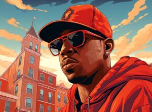 Boston Rapper Illustration