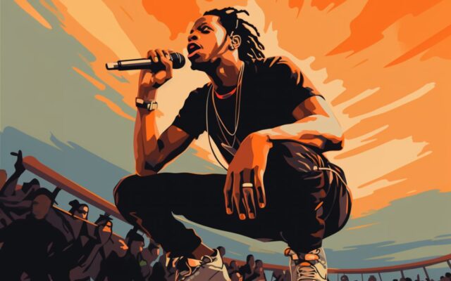 Denzel Curry Live Illustration