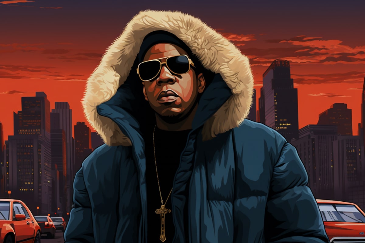 Jay Z Illustration Big Jacket