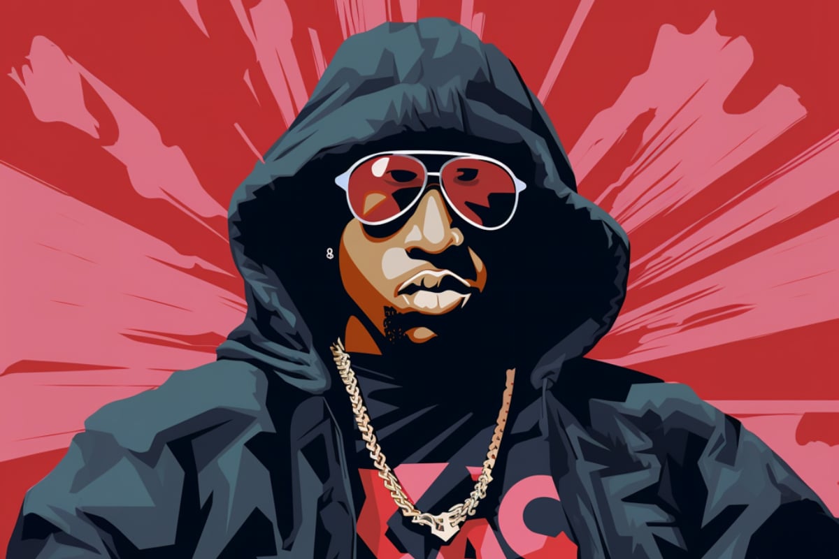Kool G Rap Illustration