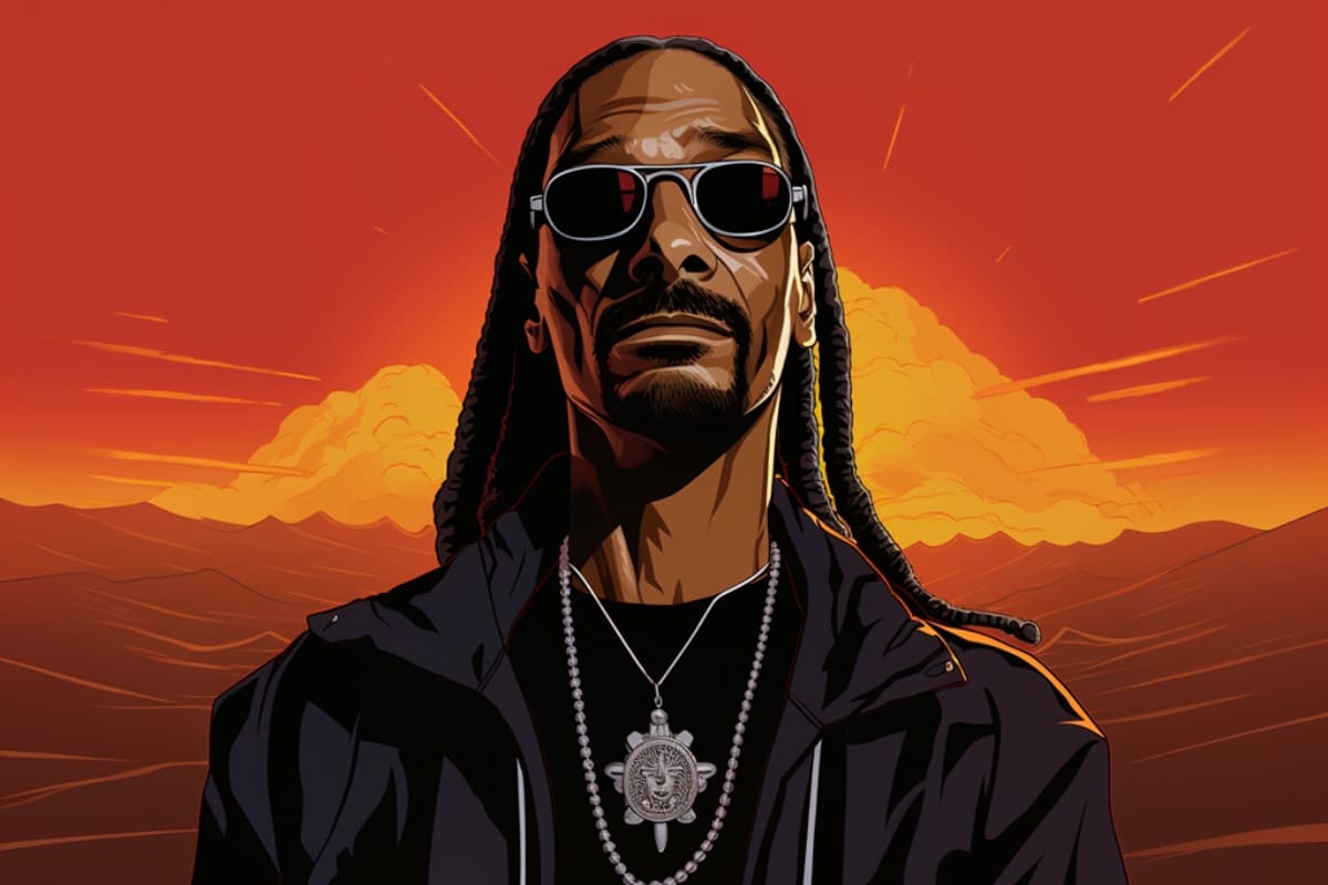 Snoop Dogg Death Row Illustration