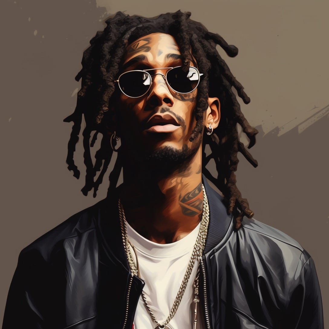 Whiz Khalifa illustration