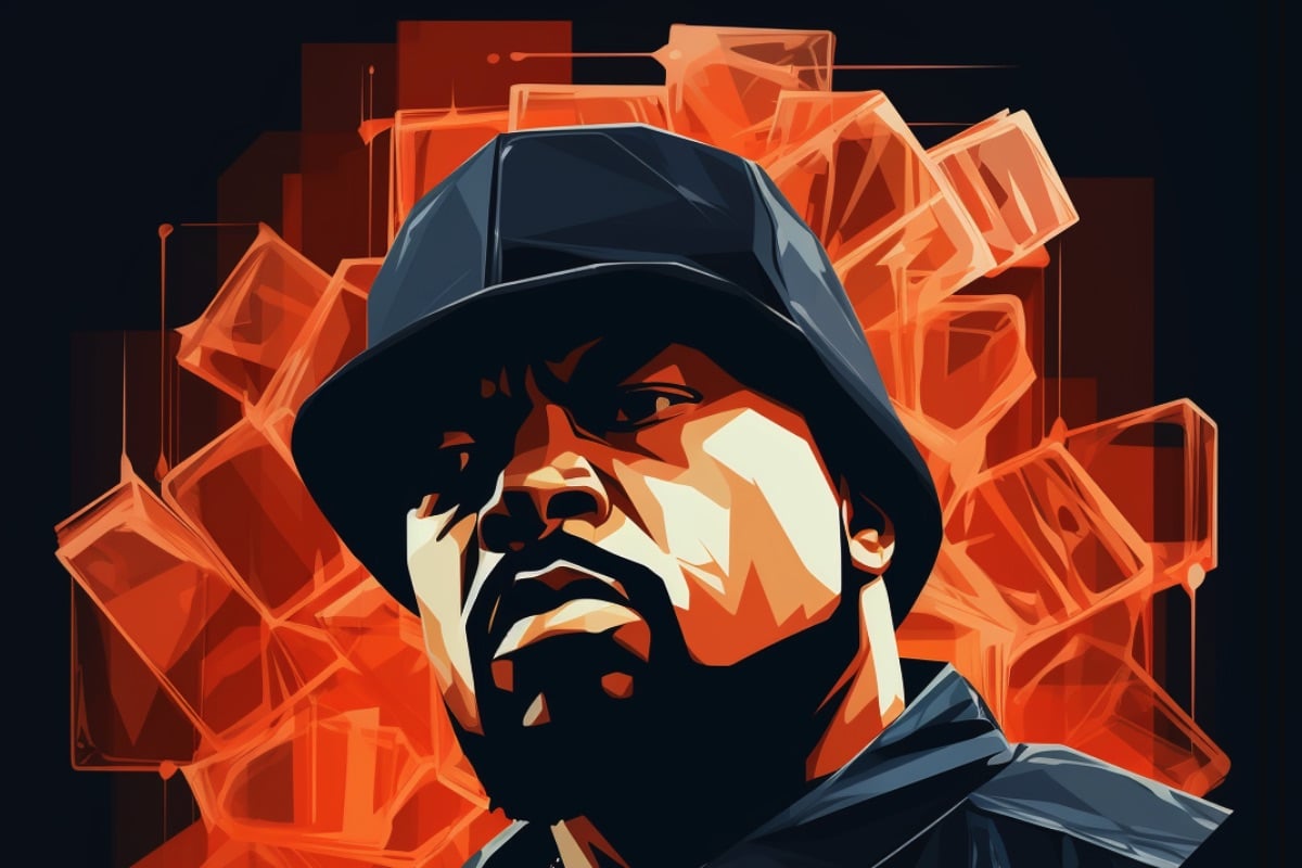 Ice Cube Illustration